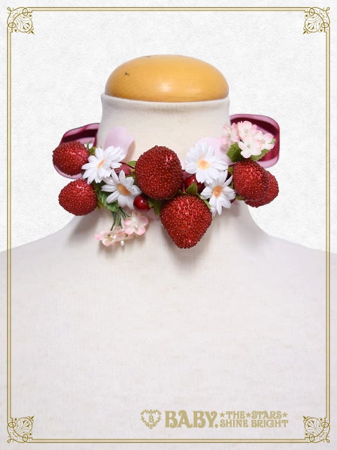 Strawberry Drops Choker by Baby, the Stars Shine Bright