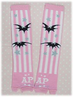 Angelic Pretty アームウォーマー Tricky Stripe Arm Warmers by Angelic Pretty
