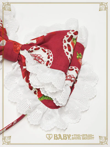 Love's Strawberry Afternoon Tea Head Bow by Baby, the Stars Shine Love's Strawberry Afternoon Tea Head Bow by Baby, the Stars Shine
