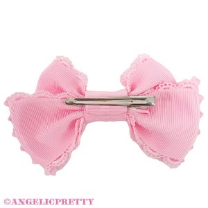 AngelicPrettyドルチェパールリボンクリップSet ピンク Dolce Pearl Ribbon Clip Set (2024) by Angelic Pretty