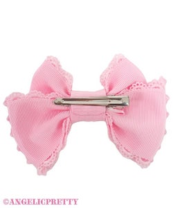 Dolce Pearl Ribbon Clip Set (2024) by Angelic Pretty Dolce Pearl Ribbon Clip Set (2024) by Angelic Pretty