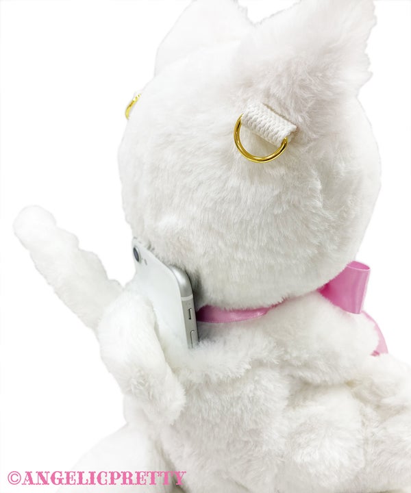 Milk Catぬいぐるみポーチ Milk Cat Plush Pouch by Angelic Pretty