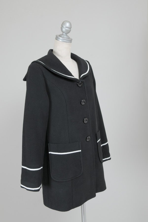 Peace Now ~ Sailor Collar Coat by Black Peace Now