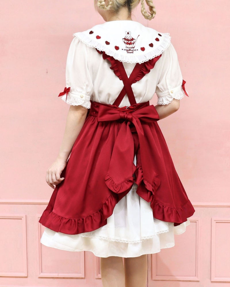 Amavel ~ Dreaming Animal Parfait Heart Apron by Offbrand