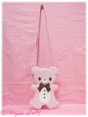 Sweet Cream Ginger Bear Shoulder Bag by Angelic Pretty