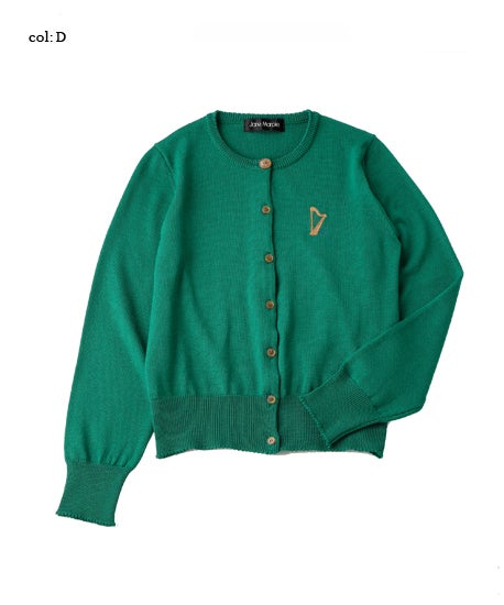 Royal Harp Embroidery Cardigan by Jane Marple