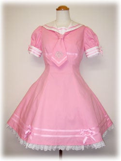 Anchor Embroidery Sailor OP by Angelic Pretty