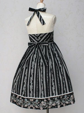Jewel Ribbon High Waist JSK by Victorian Maiden