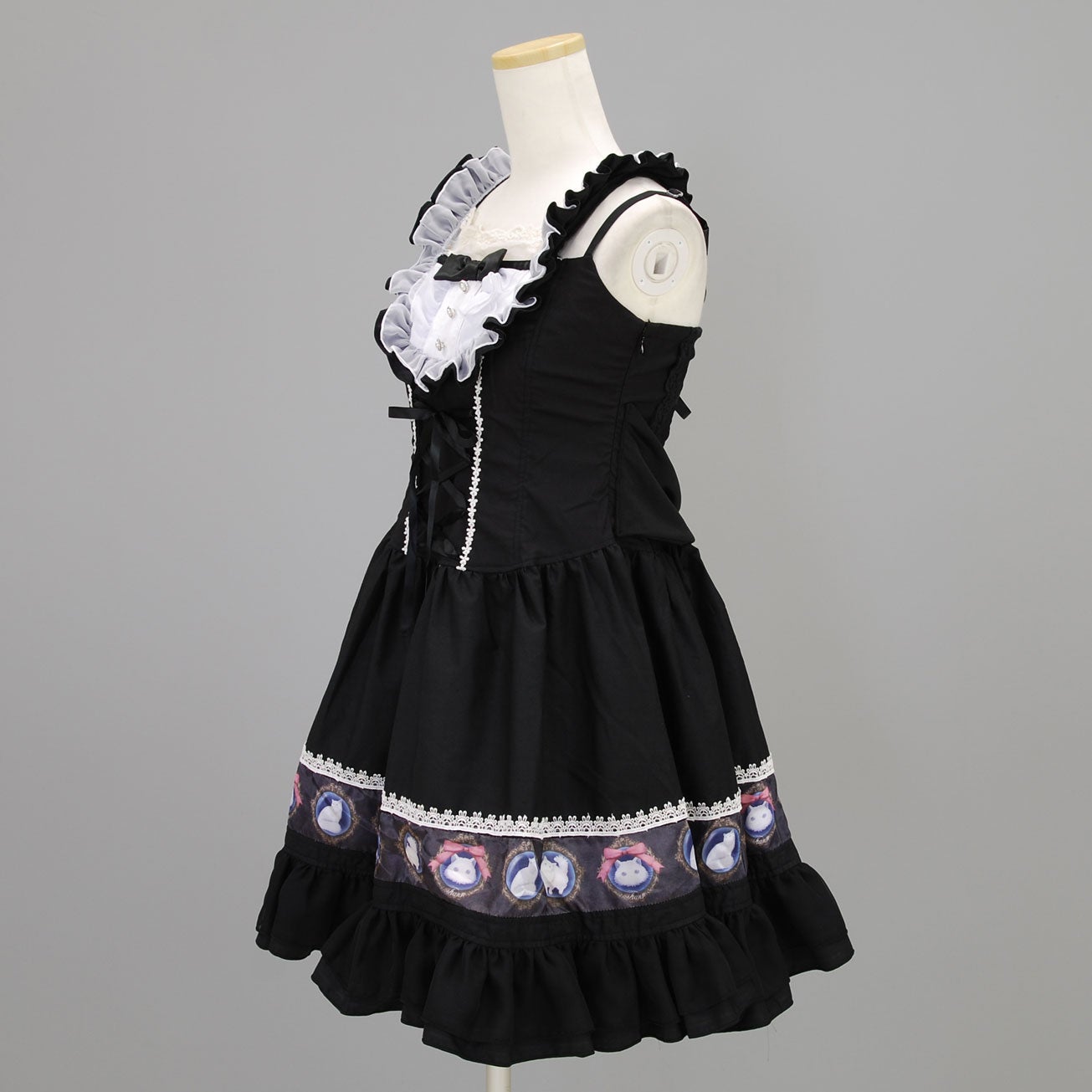 FRILL White Cat JSK by h.NAOTO