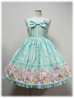 Fruits Parlor High Waist JSK by Angelic Pretty
