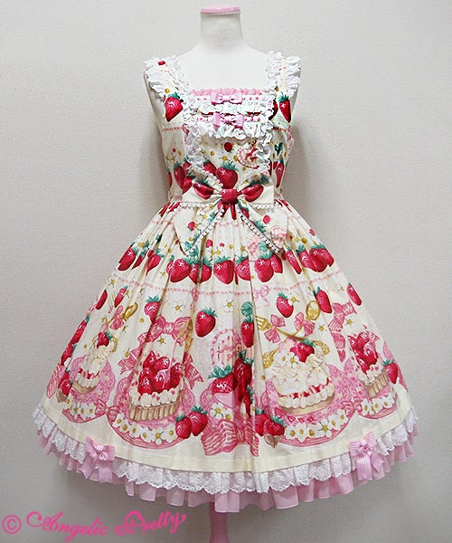 Strawberry Whip JSK (2016 2nd Release) by Angelic Pretty