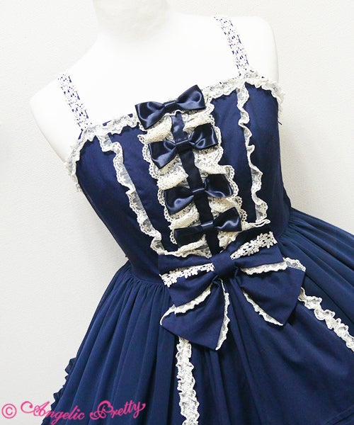 Angelic Pretty森の童話 JSK ネイビー Fairy Tale Forest JSK by Angelic Pretty