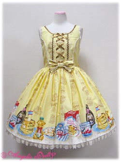 ワンピース Angelic Pretty Honey Cake JSK Honey Cake Round JSK by Angelic Pretty