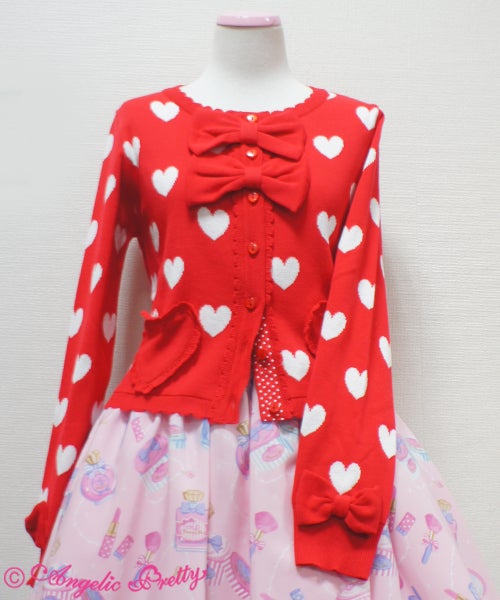 Throbbing Heart Knit Cardigan (Tokimeki Heart Knit Cardigan) by