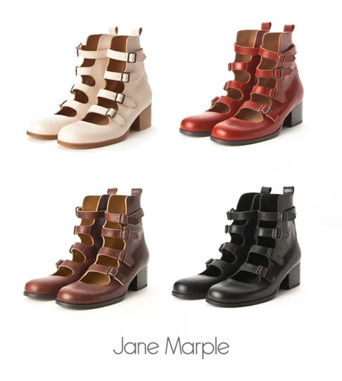 4 Straps Ankle Boots by Jane Marple