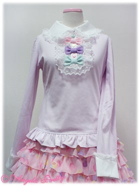 Sugar Hearts Color Cutsew by Angelic Pretty