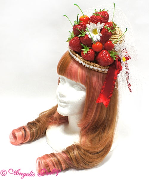 angelic pretty Airy HeartプレゼントリボンミニHat Airy Heart Gift
