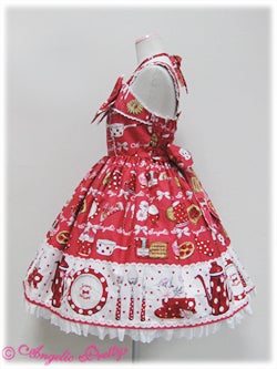 French Cafe Chest Ribbon JSK by Angelic Pretty
