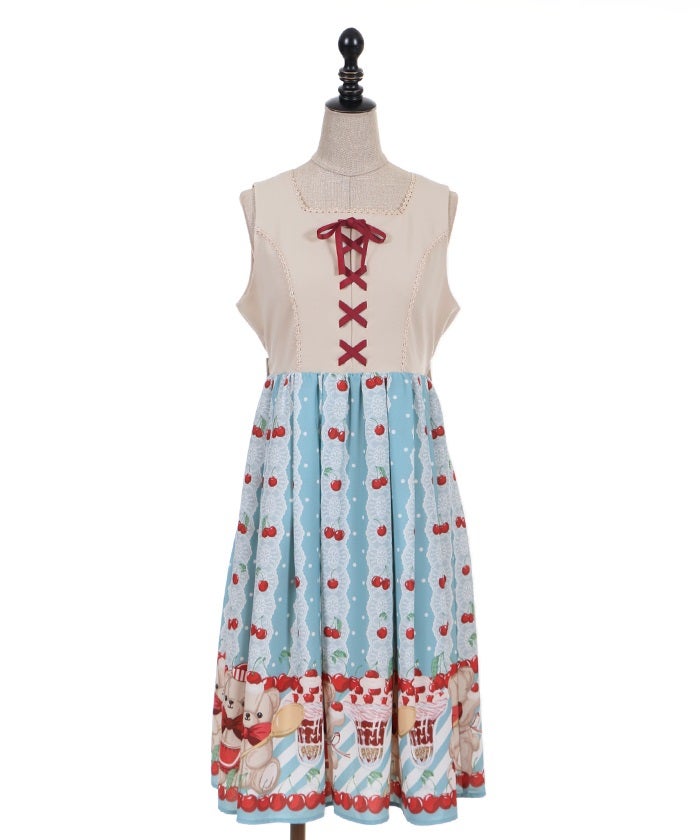 Kawaii ~ Cherry Parfait Switching JSK by Axes Femme