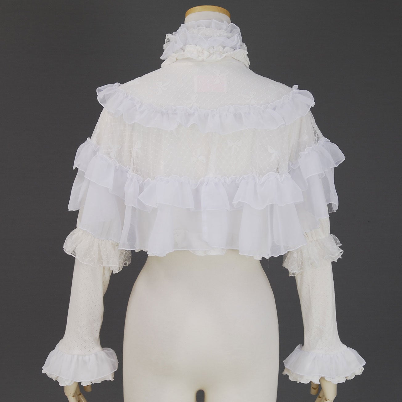 FRILL Volume Bolero Cardigan by h.NAOTO