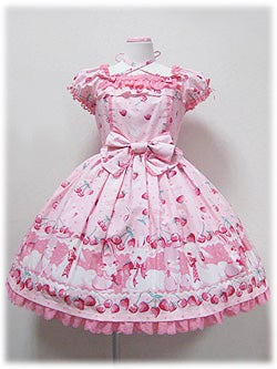 Cherry Berry Bunny OP by Angelic Pretty