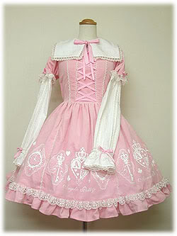 d*3様 Angelic Pretty グリッタートランプ ワンピース ピンク Crown Trump OP by Angelic Pretty