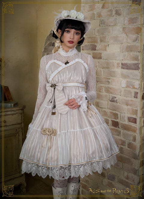 Lacy Princessカットボレロ　2017 初版 ホワイト 純白 Lady of Rose JSK by Alice and the Pirates