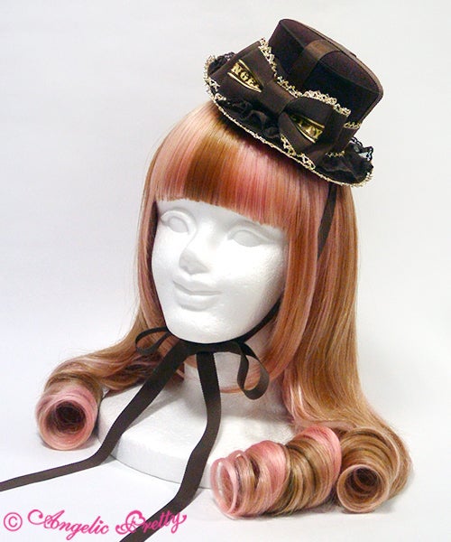 Melty Ribbon Chocolate Mini Hat by Angelic Pretty
