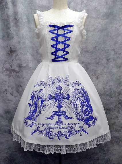 Divine Cross Print JSK by Moi-même-Moitié