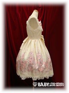 BABY ジュエルツリーブーケ柄JSK カチューシャ付き Jewel Tree Bouquet Print JSK by Baby, the Stars Shine Bright