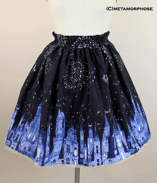 morphose Temps de Fille プリントミニスカート Fantasy Parade Mini Skirt by Metamorphose Temps de Fille