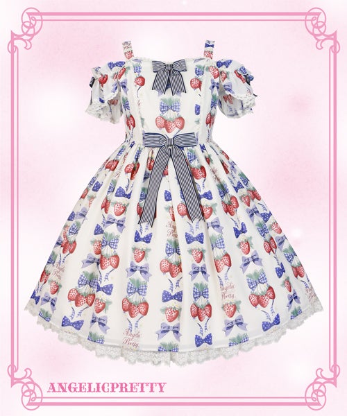 RT-1602783077　strawberry doll JSK新品 Strawberry Doll JSK Set by Angelic Pretty
