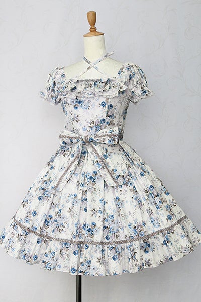 Rococo Bouquet Poulet Ruffle OP by Victorian Maiden