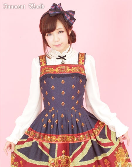 Union Jack Just Waist JSK by Innocent World