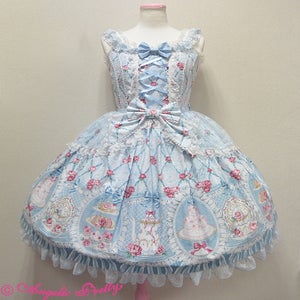 :*3様 AngelicPretty Salon de thé Rose JSK Salon de thé Rose JSK by Angelic Pretty