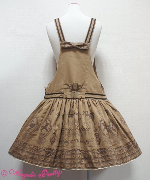 Royal Creamy Chocolate Salopette by Angelic Pretty