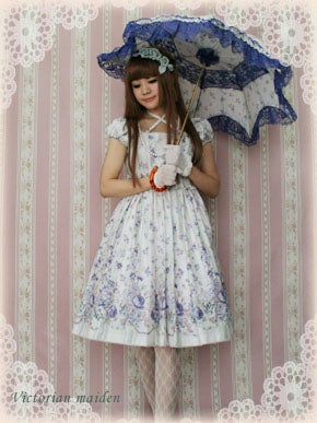 Rose Garden Shirring OP by Victorian Maiden