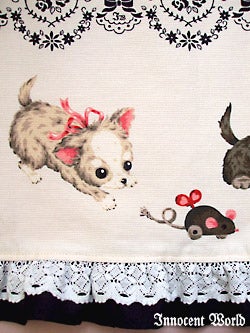 Innocent world　スカート　犬柄　美品 Puppy JSK by Innocent World