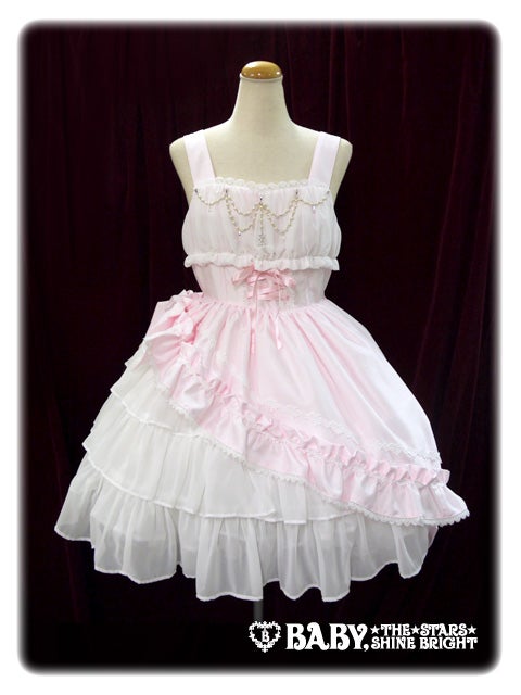 Gathered Chiffon JSK (109P237) by Alice and the Pirates