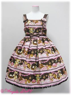 Little Bear's Cafe　Angelic Pretty ドーナツ Little Bear's Cafe High Waist JSK by Angelic Pretty