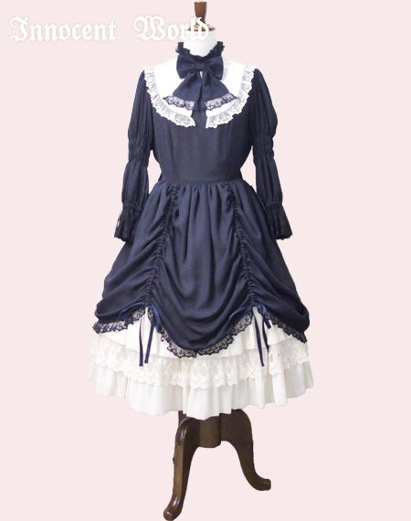Classical Standing Collar Dress OP by Innocent World