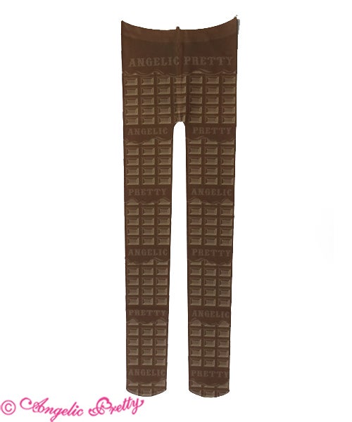 Angelic Pretty　chocolate　タイツ Melty Ribbon Chocolate Tights by Angelic Pretty