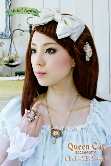 Queen Cat Necklace (Michal Negrin Collaboration) by Enchantlic