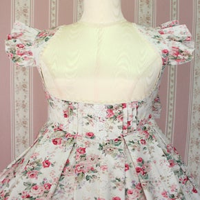 Rococo Bouquet Frill Apron JSK by Victorian Maiden