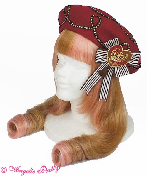 Queen Chocolate Beret by Angelic Pretty