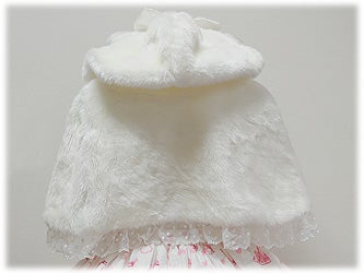 Milky-chan the Fawn Fur Cape by Angelic Pretty
