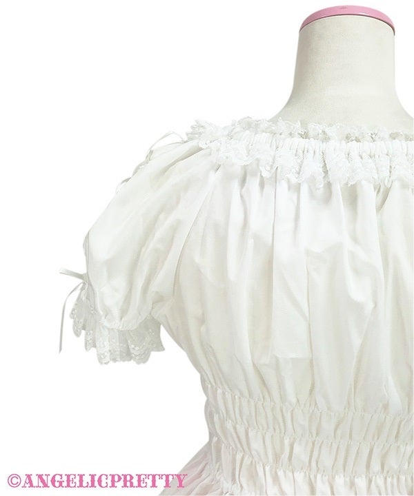 Lace-up Off-Shoulder Blouse by Angelic Pretty