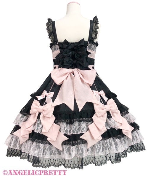 Princess Ribbon Decoration JSK by Angelic Pretty