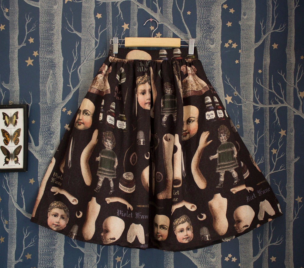 Violet Fane ~ The Puppet Maker Skirt by Indie Brand