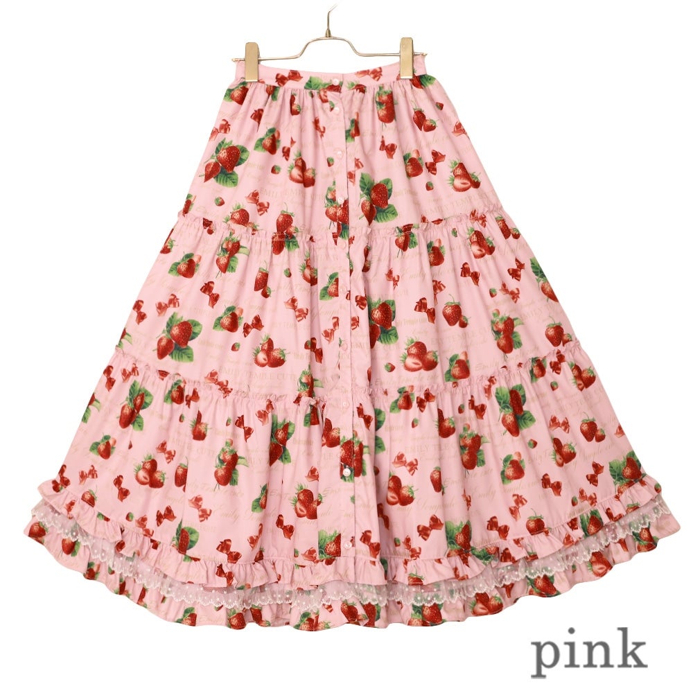 Mellow Strawberry Skirt by Emily Temple Cute